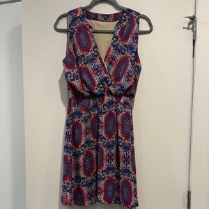 Elegant Sleeveless Patterned Dress